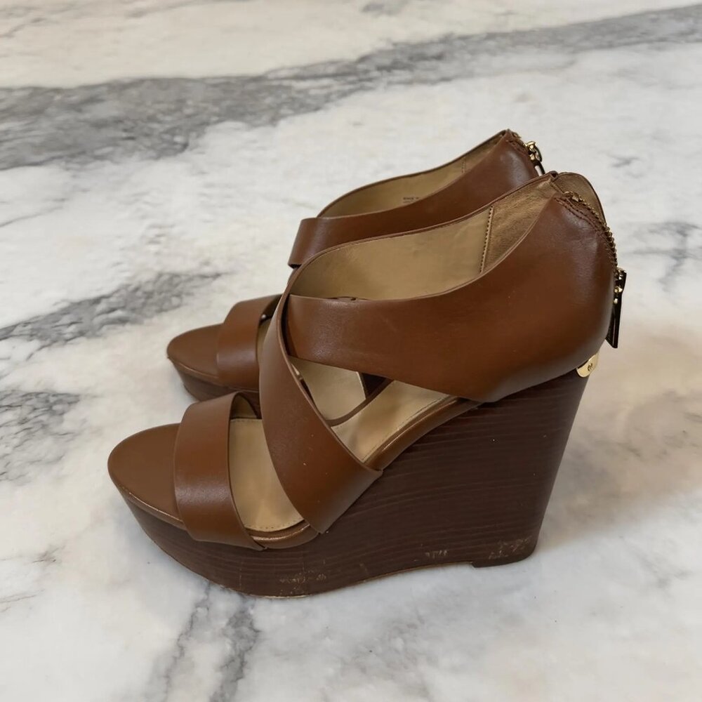 Brown Michael Kors Wedge